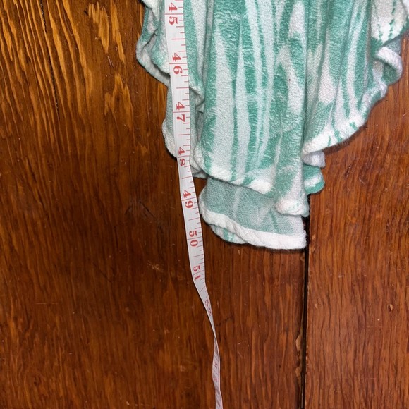 Island Beach Vintage Floral Maxi Asymmetrical Slip Dress Cover-Up Women's S/M - Picture 9 of 11